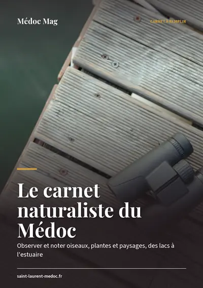 Couverture de l'ebook Le carnet naturaliste du Médoc