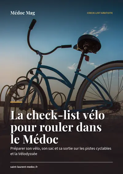 Couverture de l'ebook La check-list vélo pour rouler dans le Médoc