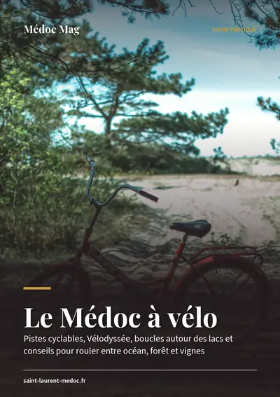 Couverture de l'ebook Le Médoc à vélo