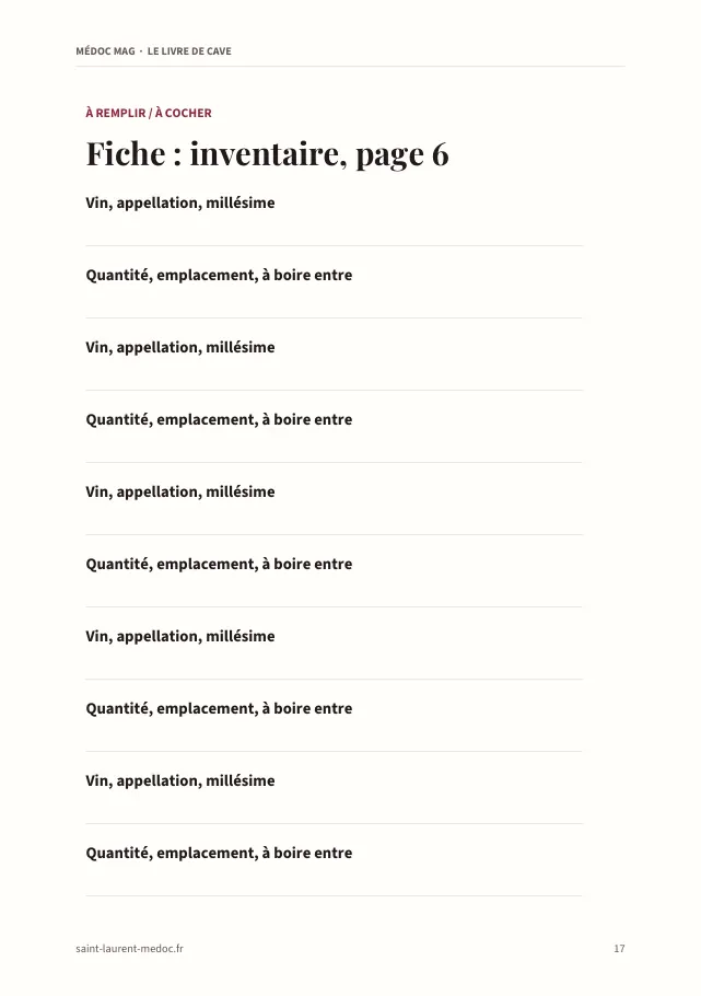 Aperçu de la page 17 de l'ebook Le livre de cave