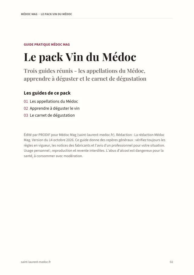 Aperçu de la page 2 de l'ebook Le pack Vin du Médoc