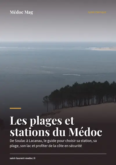 Couverture de l'ebook Les plages et stations du Médoc