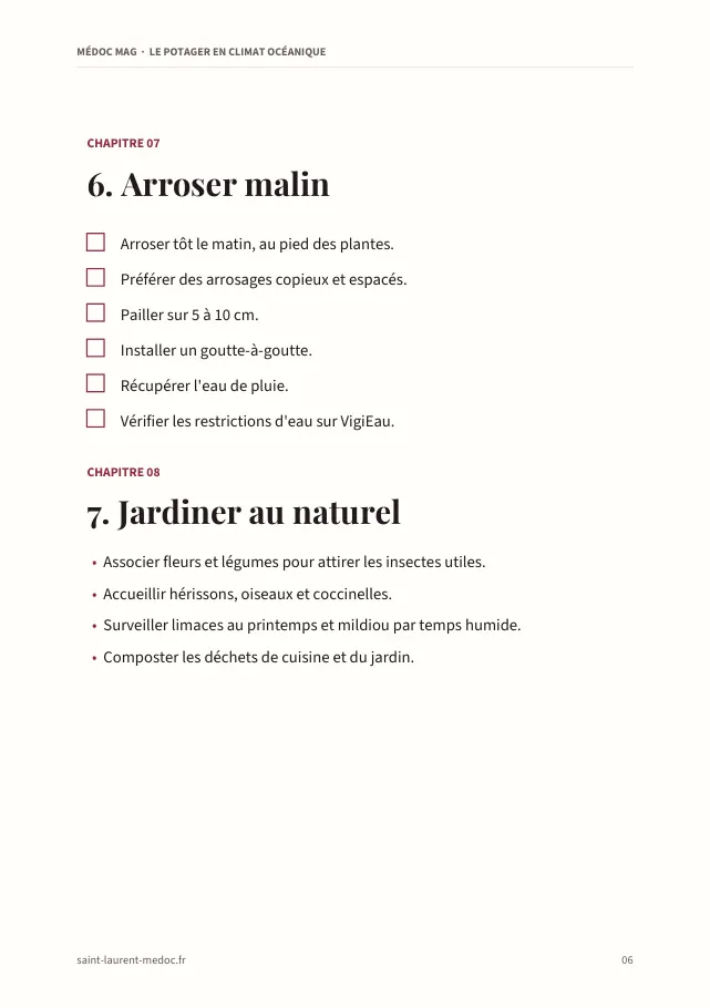 Aperçu de la page 6 de l'ebook Le potager en climat océanique