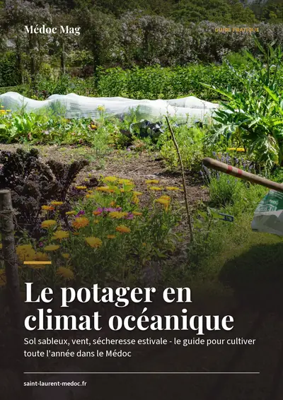 Couverture de l'ebook Le potager en climat océanique