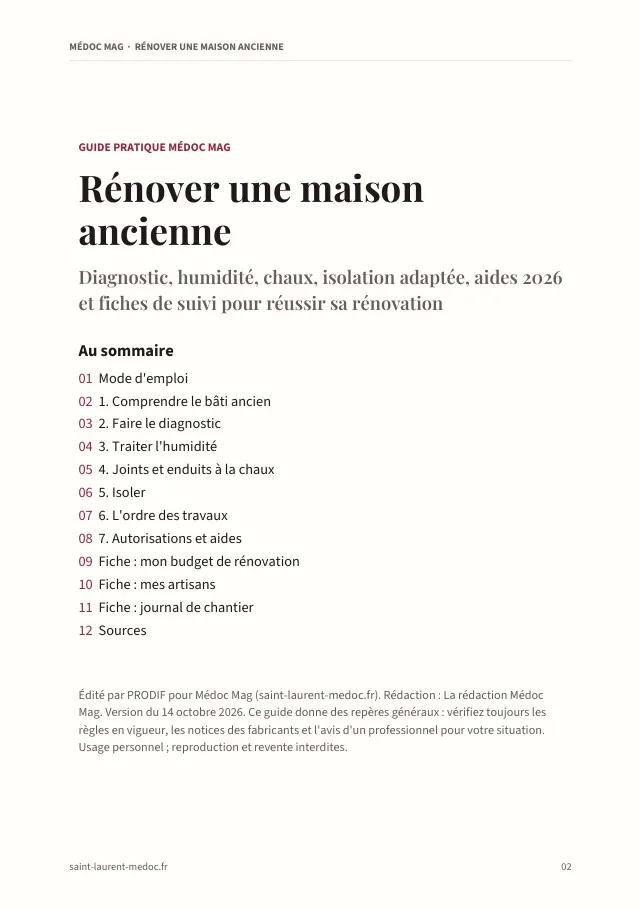 Aperçu de la page 2 de l'ebook Rénover une maison ancienne