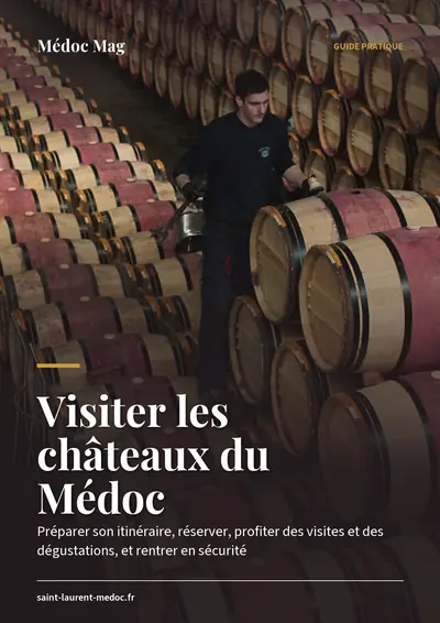 Couverture de l'ebook Visiter les châteaux du Médoc